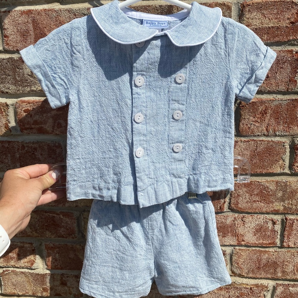 Bailey Boys Linen Outfit